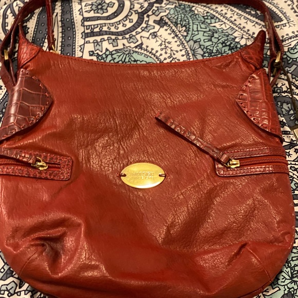 Pure Leather Dark Red Handbag - Picture 1 of 5